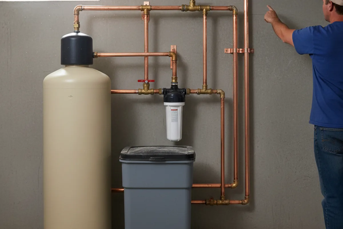 Whole-house water treatment system installed in Kosciusko